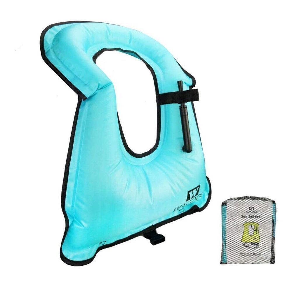 WACOOL Inflatable Snorkel Diving Swimming Scuba Vest Buoyancy Up To‎ 220 lbs